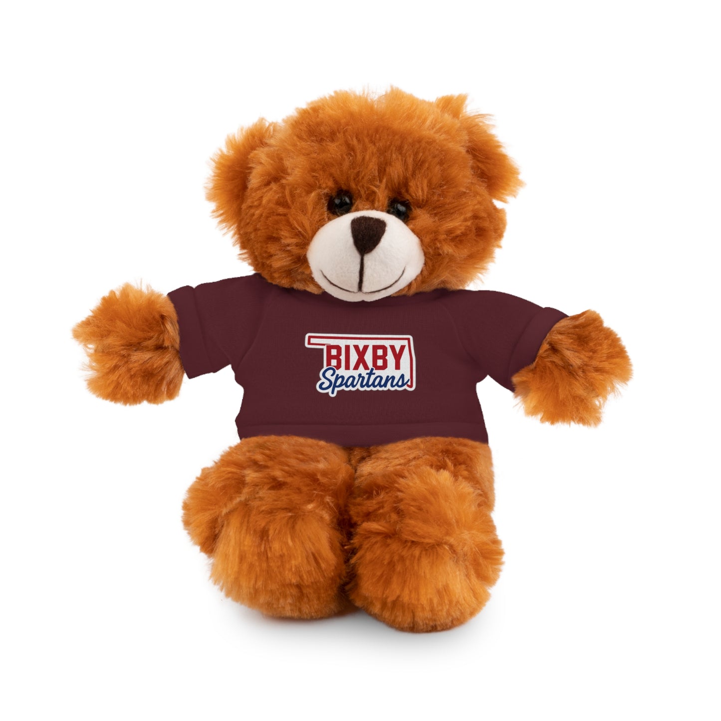 Bixby Oklahoma Spartan Stuffed Animal Logo