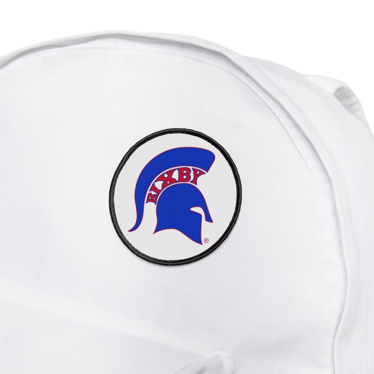 Spartan Blue Logo Iron On Patch
