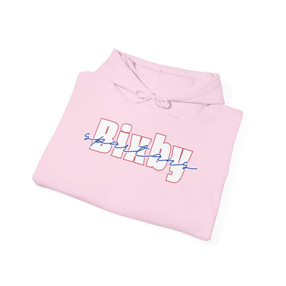 Bixby Spartans Cursive Gildan Hoodie