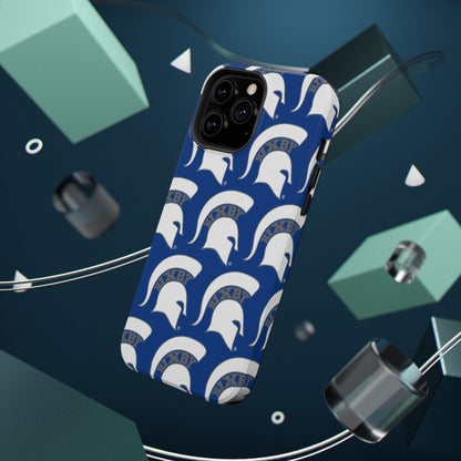 Bixby Spartan White Logo Impact Resistant iPhone Case