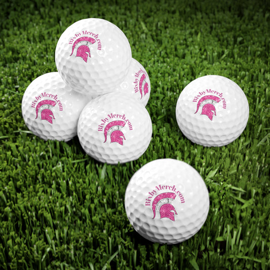 Spartan Pink Bling Golf Ball 6-Pack