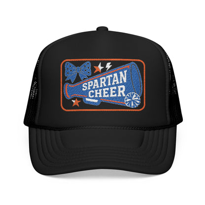 Spartan Cheer Embroidered Foam Trucker Hat