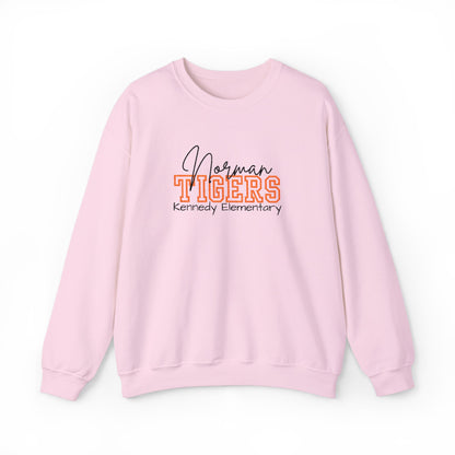 Personalized Embroidered Norman Tigers Crewneck Sweatshirt