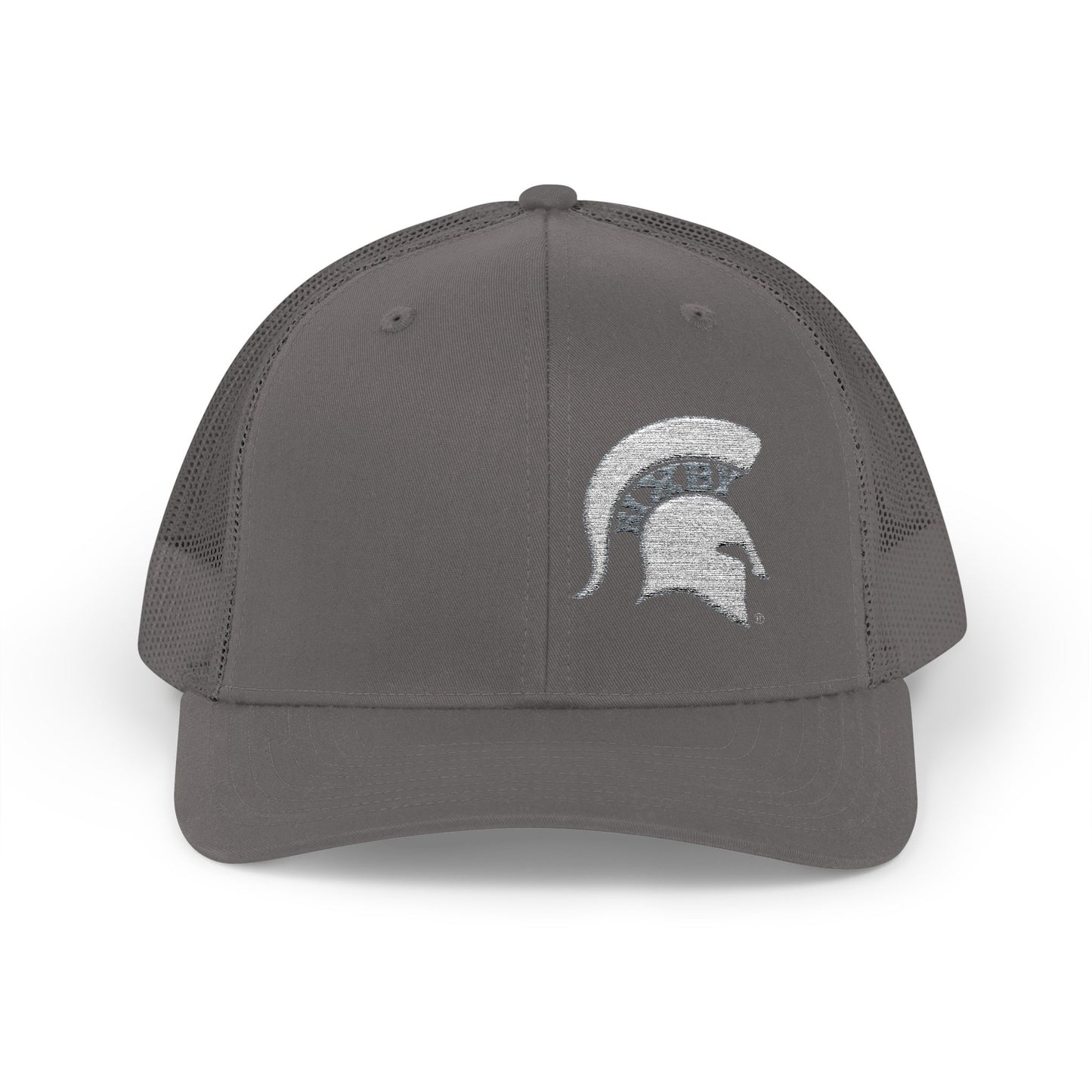 Spartan Helmet Trucker Cap Embroidered Snapback