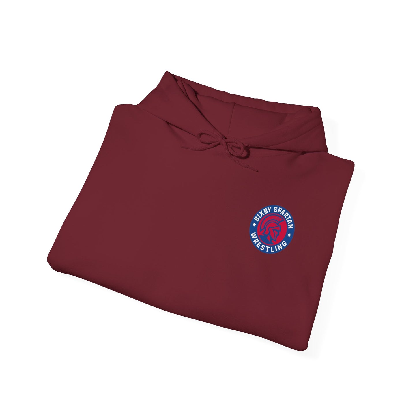 Raised On The Mat Spartan Wrestling Gildan Hoodie
