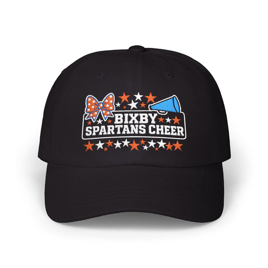 Bixby Spartans Cheer Embroidered Classic Ballcap