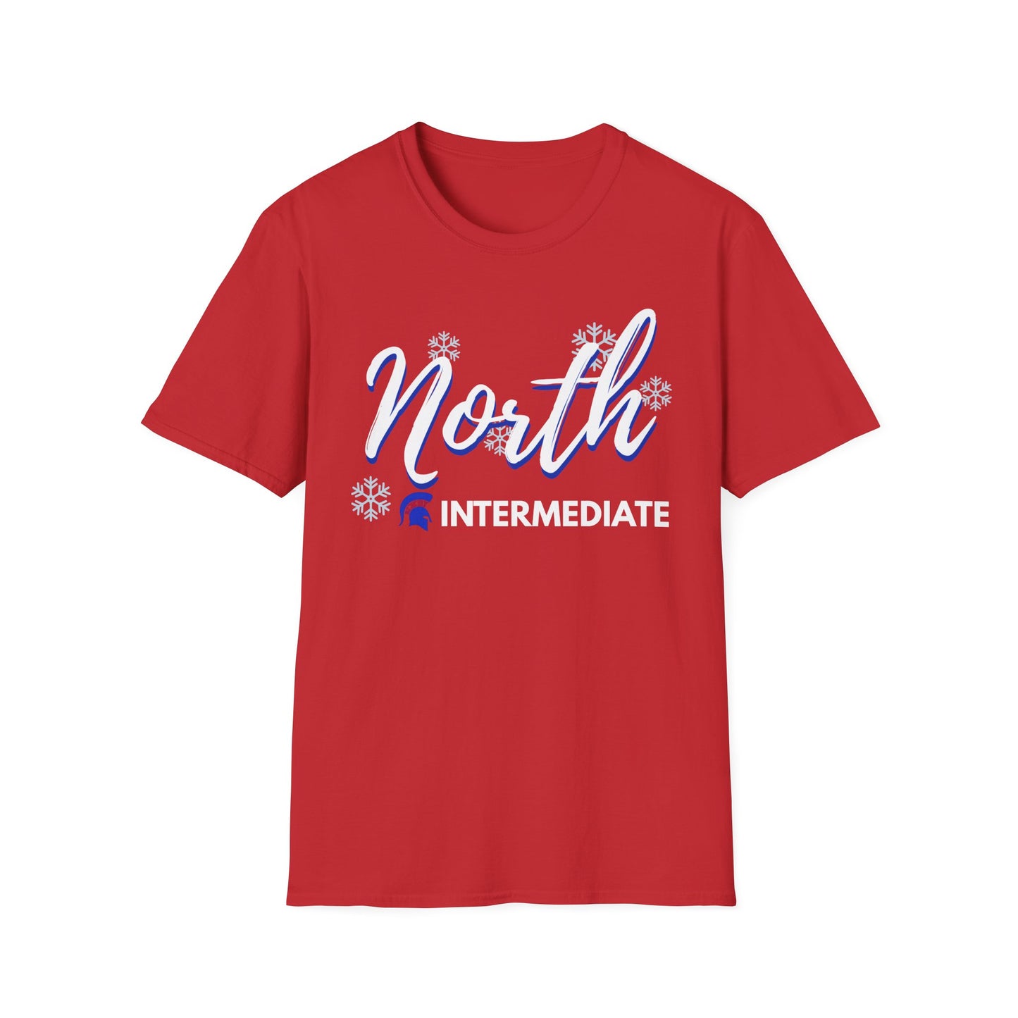 Bixby Spartan North Intermediate Snow Day Softstyle Tee
