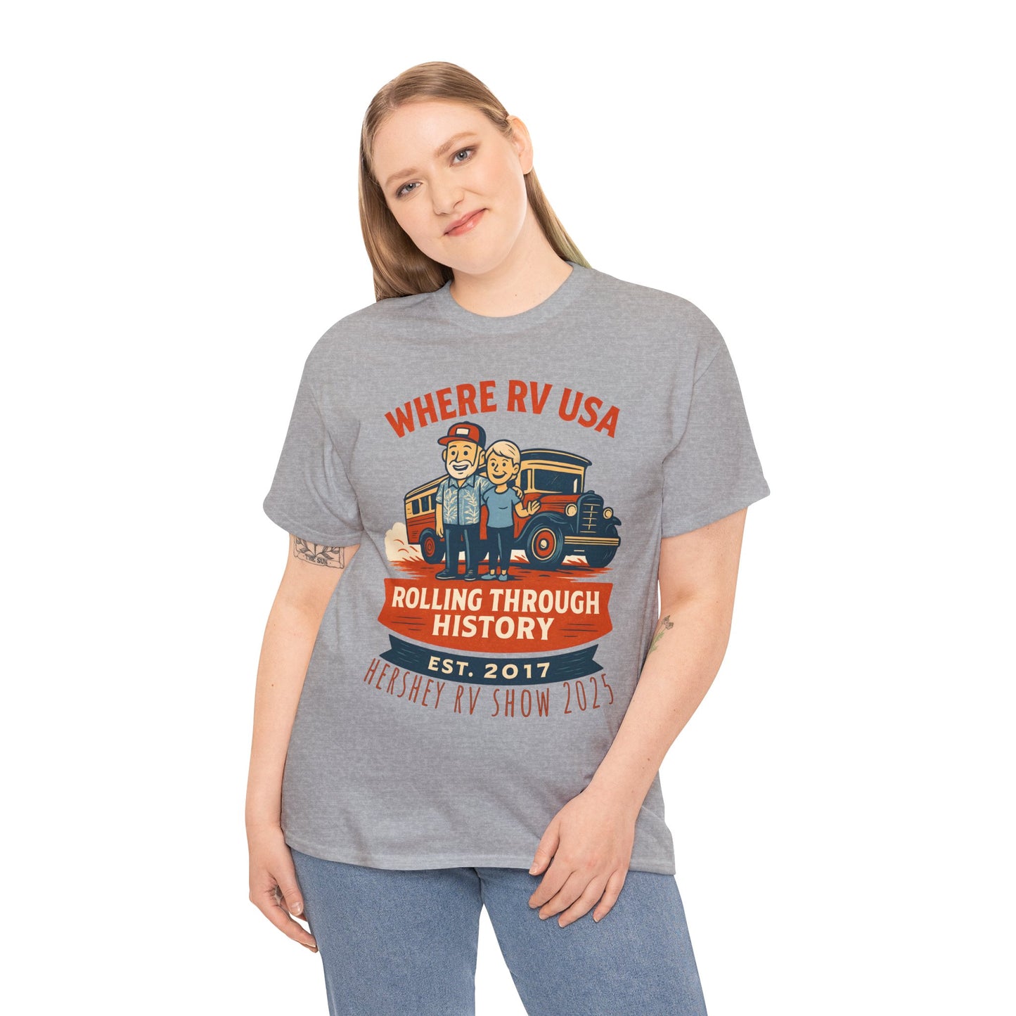 Where RV USA Rolling Through History Limited Edition Tee