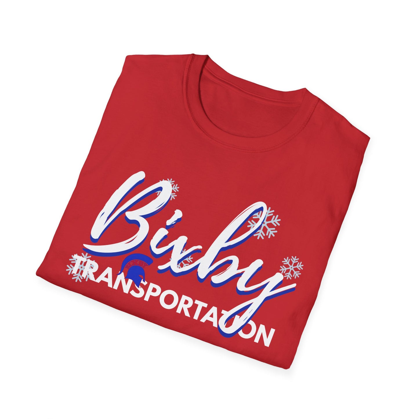 Bixby Spartan Transportation Snow Day Softstyle Tee