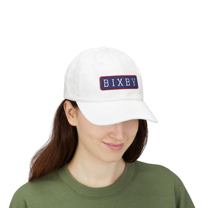 Bixby Spartans Embroidered Dad Hat, BIXBY Bar