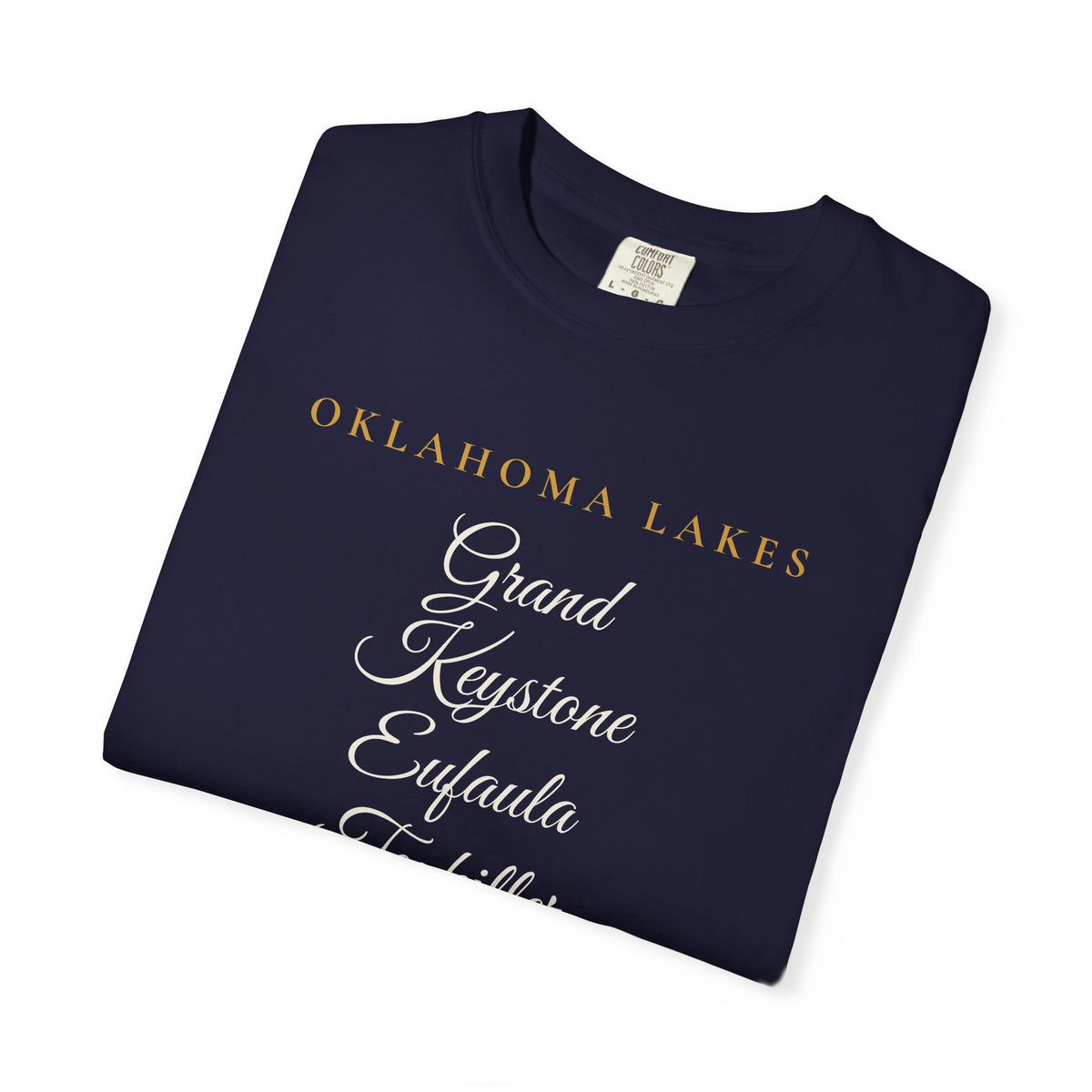 Oklahoma Lakes Tee | Comfort Colors