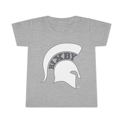 Spartan White Logo Toddler Gildan Tee