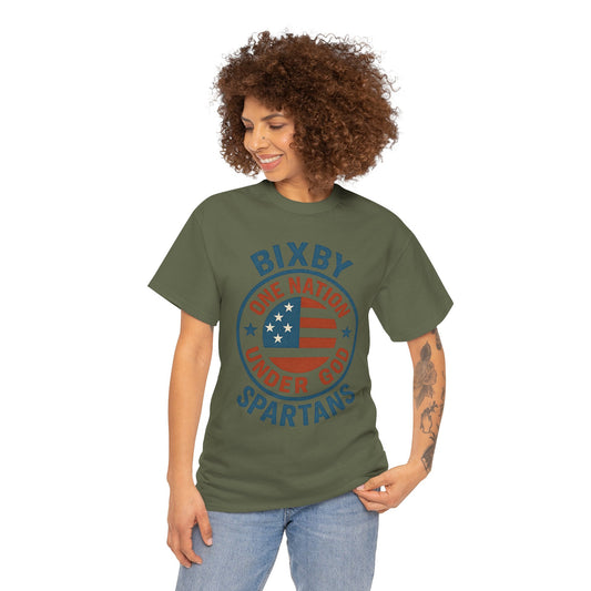 Spartans One Nation Under GOD Gildan Tee
