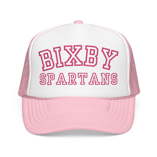 Bixby Spartans Embroidered Foam Trucker Hat