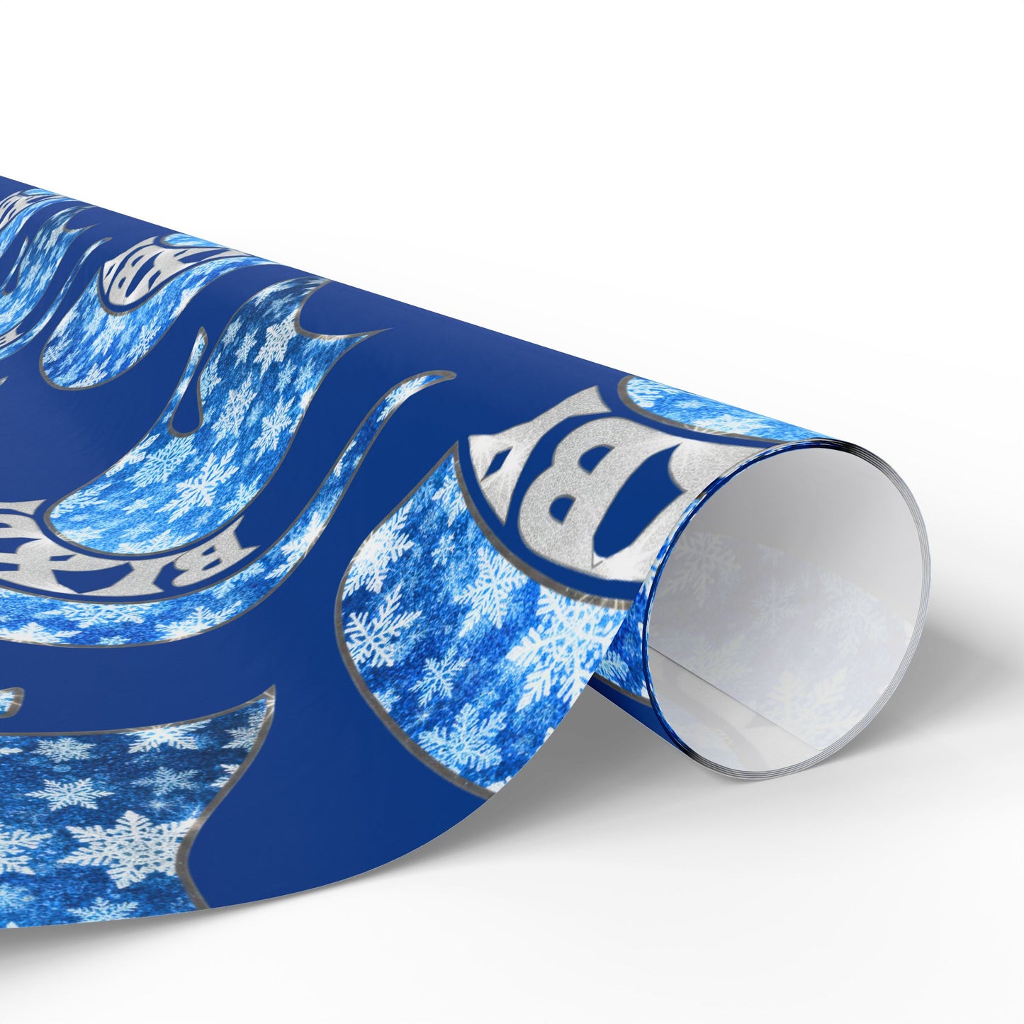 Bixby Spartan Winterfrost Wrapping Paper