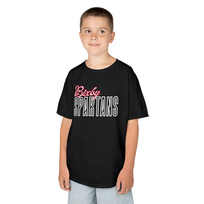 Bixby Spartans Cursive Youth Gildan Tee