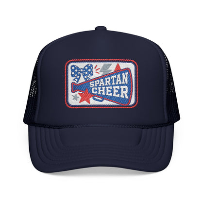 Spartan Cheer Embroidered Foam Trucker Hat