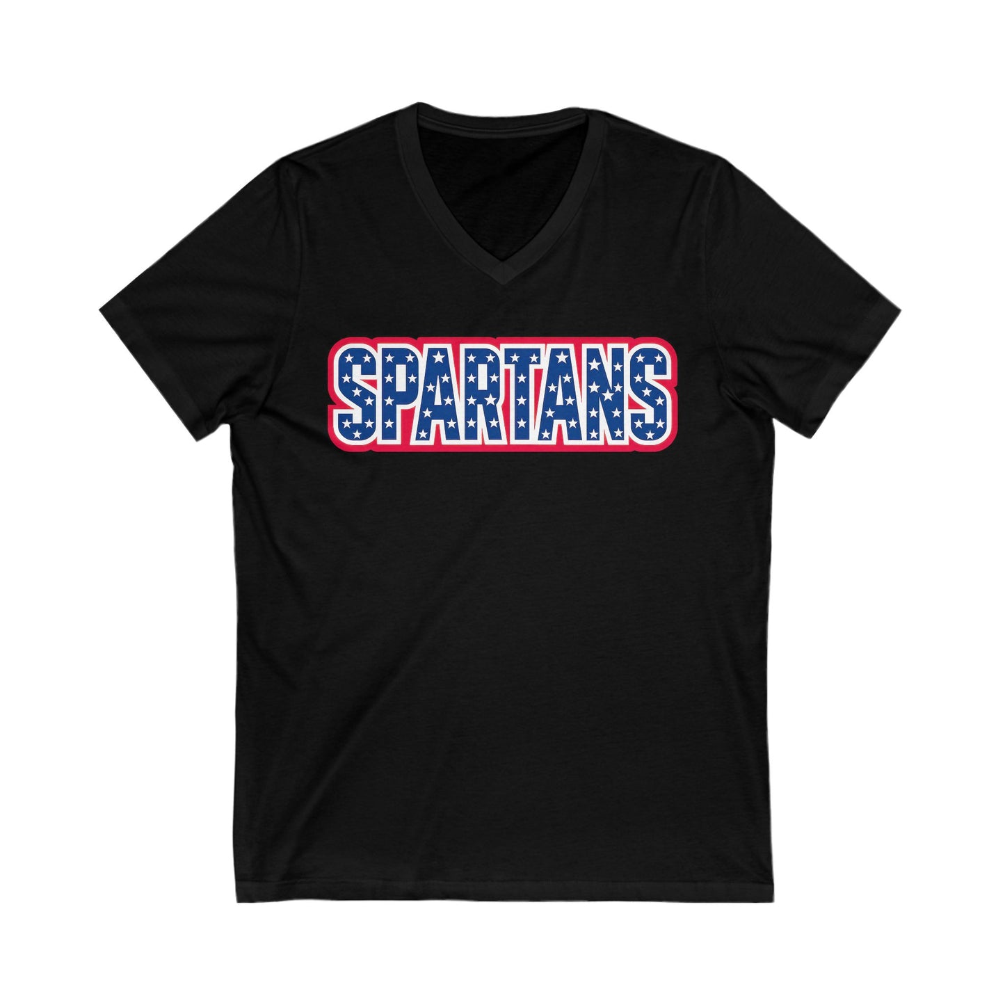 Spartans Patriotic Bella + Canvas V-Neck Tee