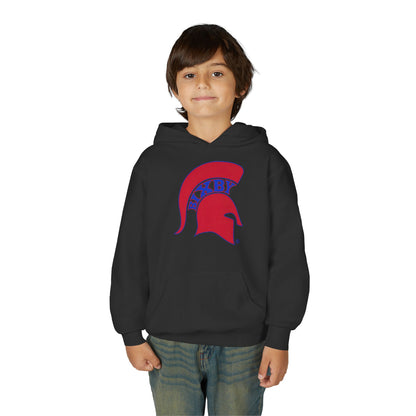 Spartan Red Logo Youth Gildan Hoodie