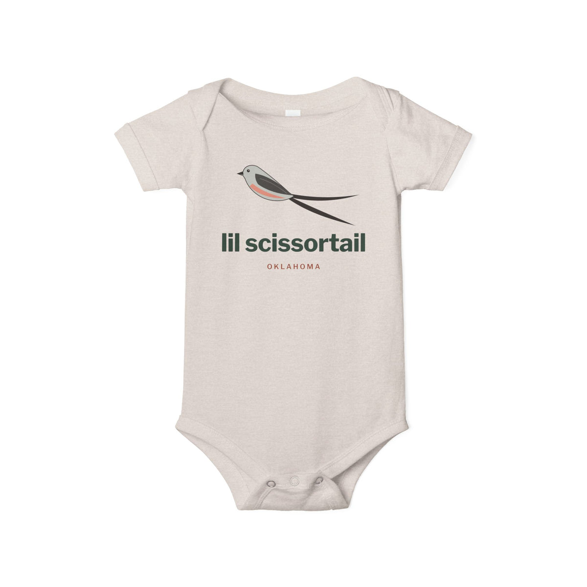 lil scissortail Oklahoma Baby Bodysuit