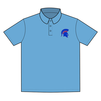 Spartan Blue Logo PosiCharge Sport-Tek Polo