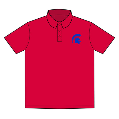 Spartan Blue Logo PosiCharge Sport-Tek Polo
