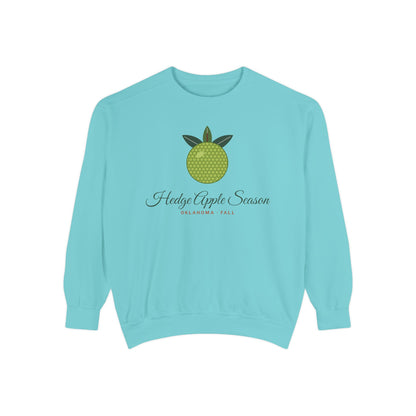 Hedge Apple Season Oklahoma Crewneck Sweatshirt | Comfort Colors