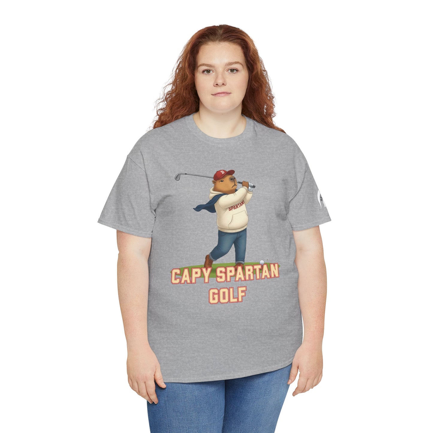 Capy Spartan Golf Gildan Tee