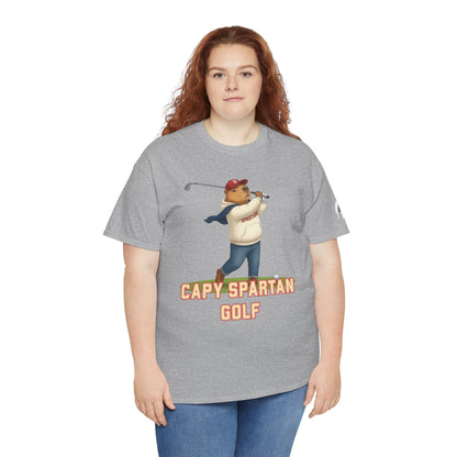 Capy Spartan Golf Gildan Tee