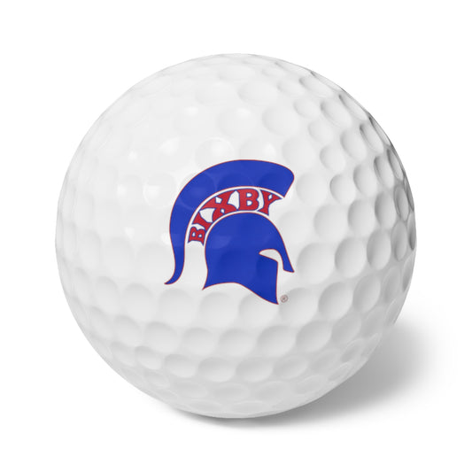 Spartan Blue Logo Golf Ball 6-Pack