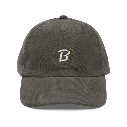 Bixby B Leaf Corduroy Cap