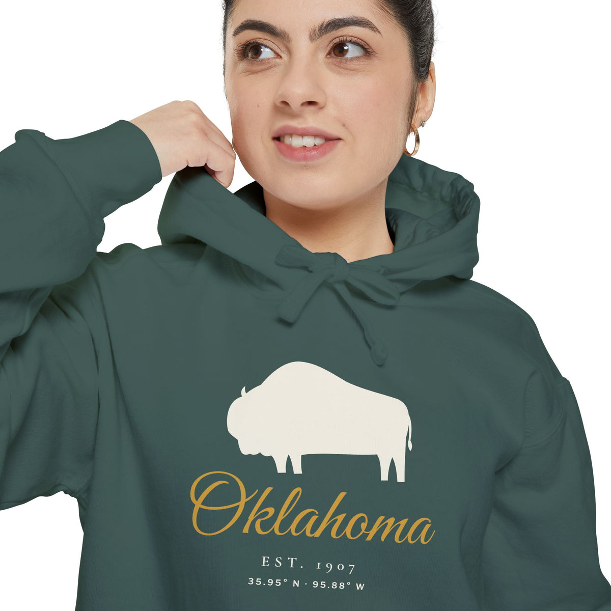Oklahoma Bison Hoodie | Comfort Colors