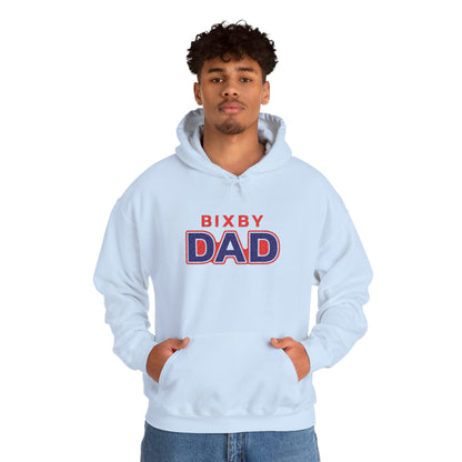 Bixby Dad Hoodie Embroidered Vintage Varsity Dad Sweatshirt, Father’s Day Gift