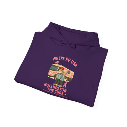 Where RV USA Breast Cancer Awareness Gildan Hoodie