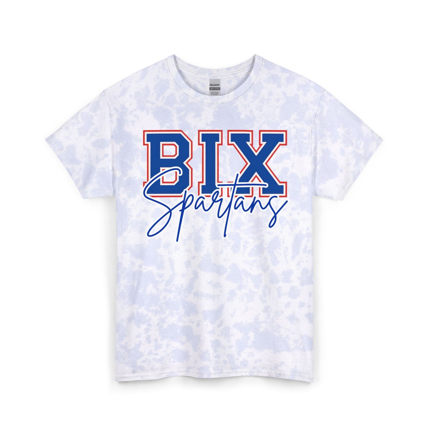 BIX Spartans Tie-Dye Spiral Gildan Tee