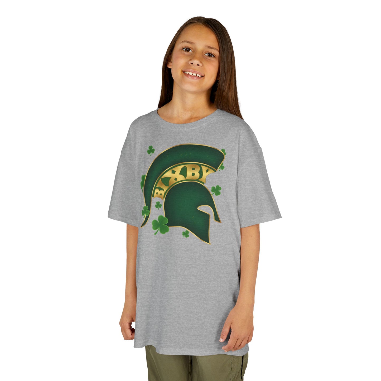 St. Patty's Good Luck Spartan Helmet Youth Tee