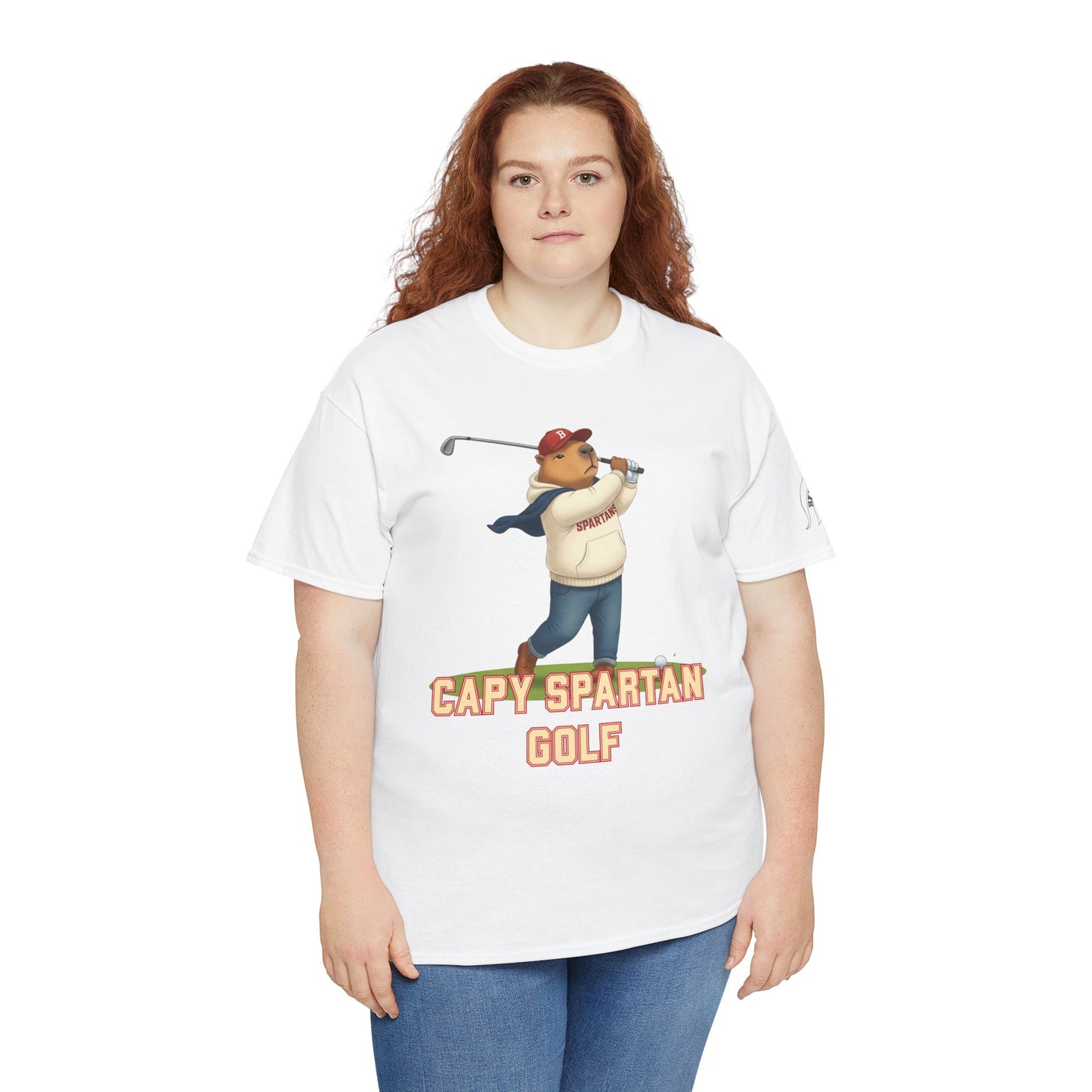 Capy Spartan Golf Gildan Tee