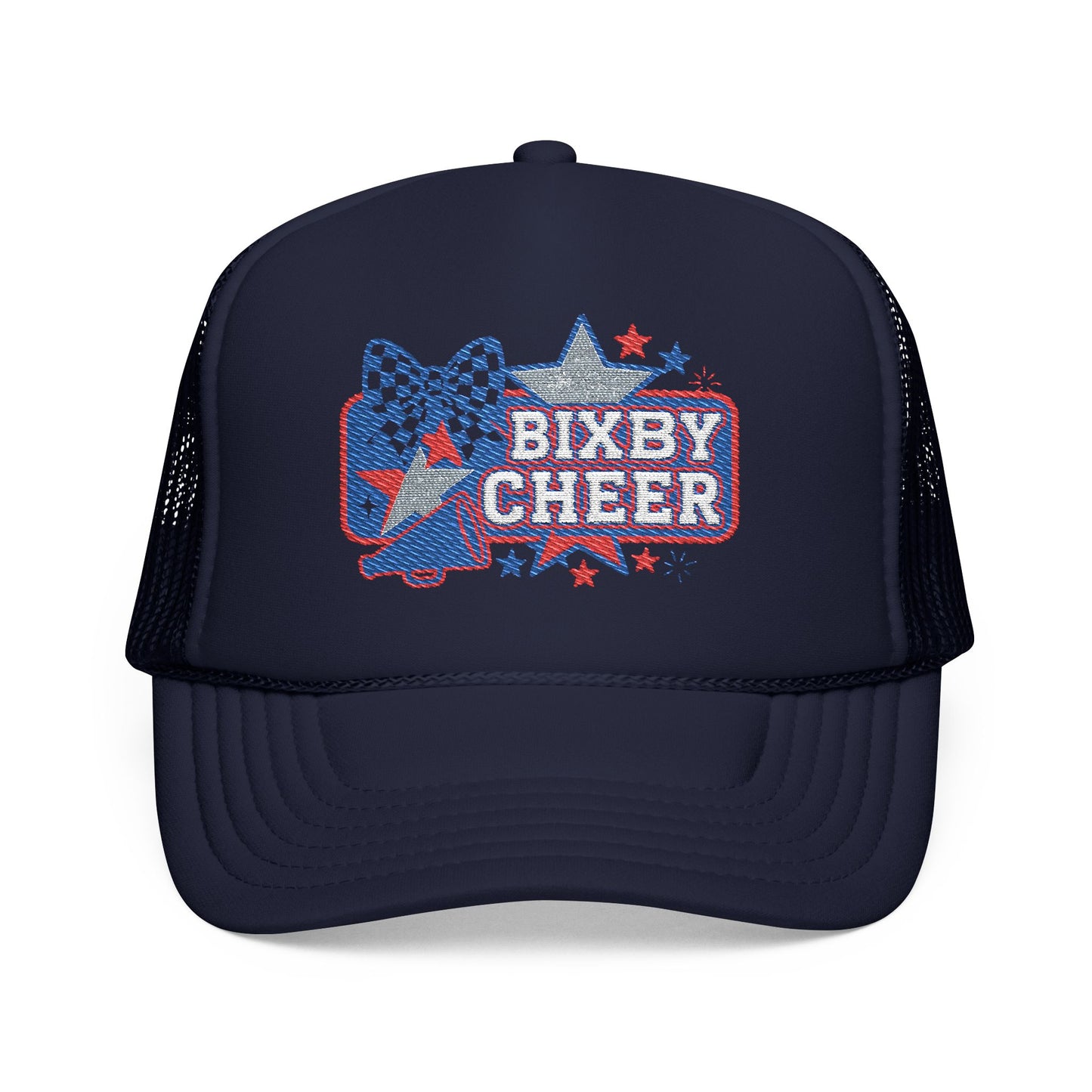 Bixby Cheer Embroidered Foam Trucker Hat