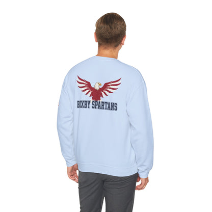 Bixby Spartan Patriotic Eagle with Spartan Logo and Sleeve Print