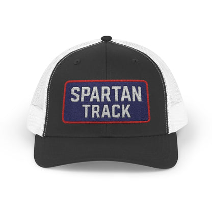 Spartan Track Embroidered Trucker Hat