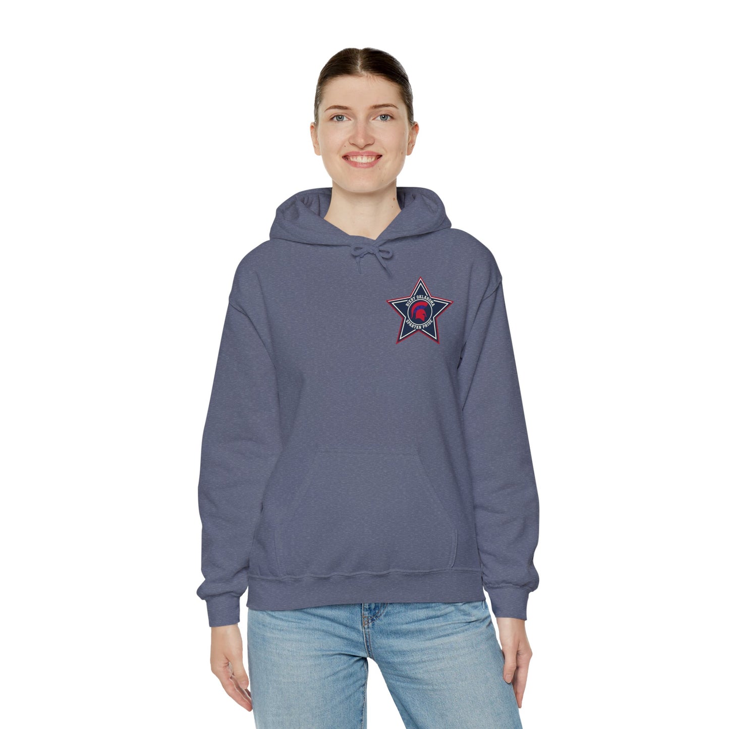 Spartan Pride Star Logo Gildan Hoodie