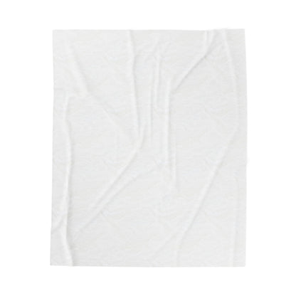 Bixby OK Blue Velveteen Plush Blanket