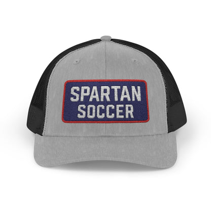 Spartan Soccer Embroidered Trucker Hat