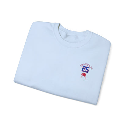 Personalized Boys Bixby Spartan Basketball Crewneck Sweatshirt