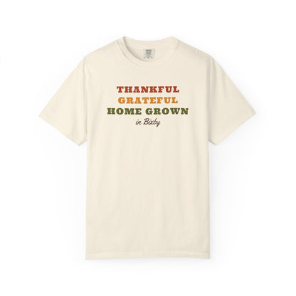 Thankful Grateful Home Grown Comfort Colors Tee