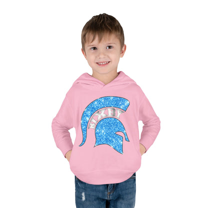 Bixby Spartans Blue Bling Toddler Rabbit Skins Sweatshirt