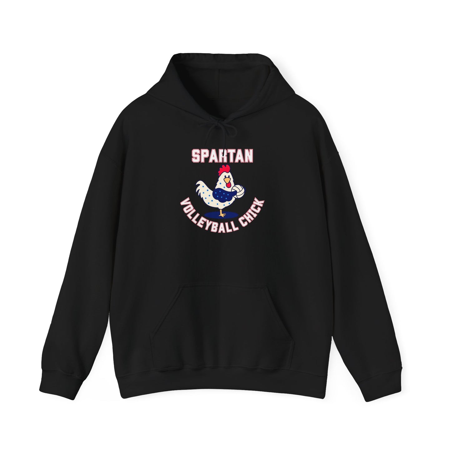 Bixby Spartan Volleyball Chick Gildan Hoodie
