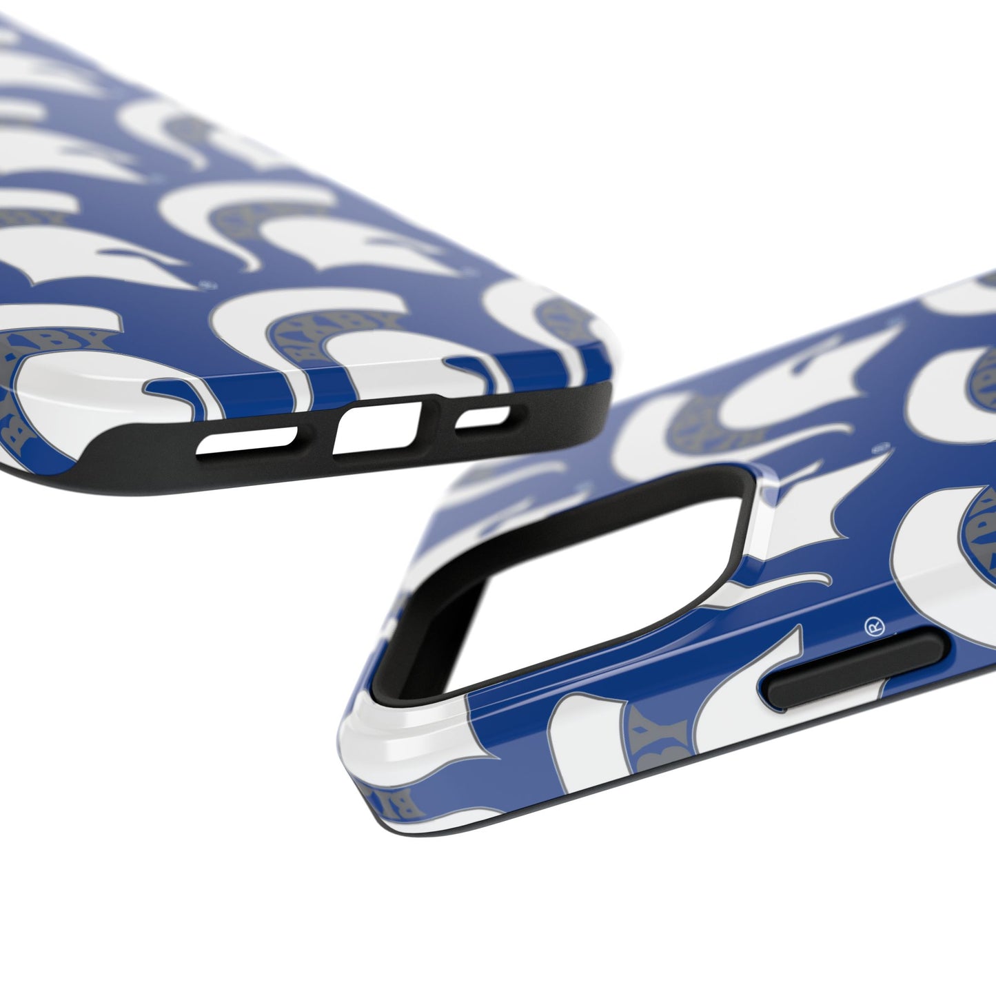 Bixby Spartan White Logo Impact Resistant iPhone Case