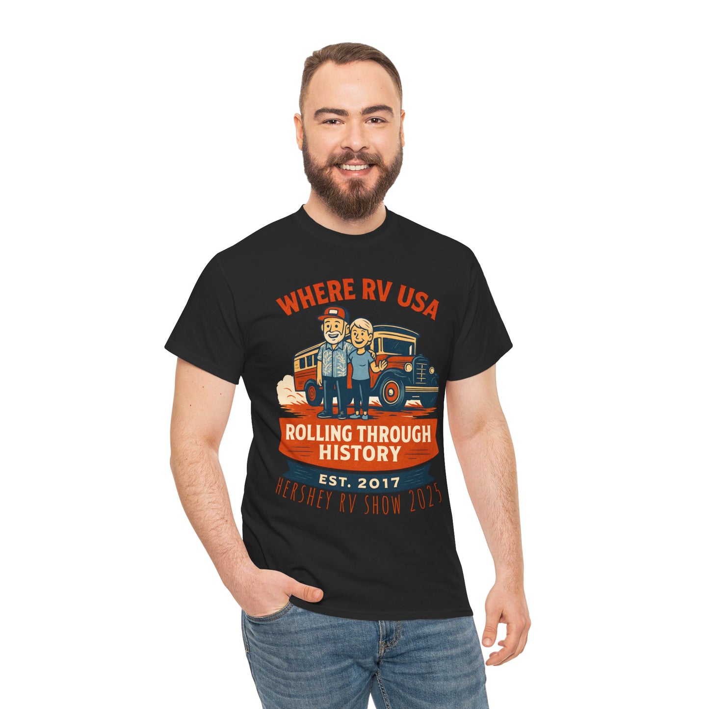 Where RV USA Rolling Through History Limited Edition Tee