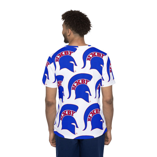 Bixby Spartan Blue Logo All Over Print Tee